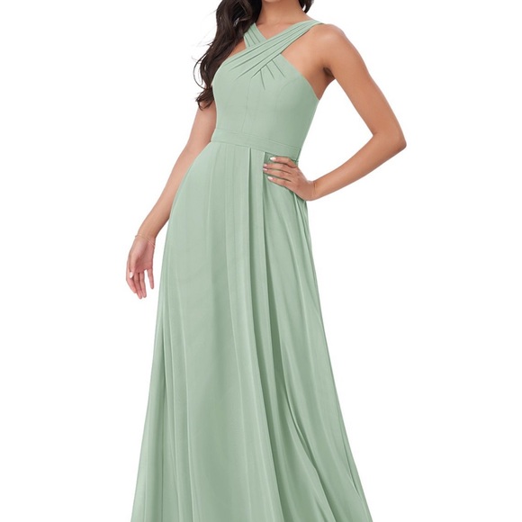 Brand New Azazie Bridesmaid Dress in Agave - Picture 5 of 6